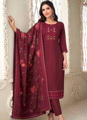Pehnava Pure Chinon With Beautiful Embroidery