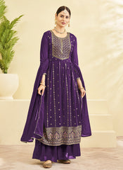 Ruhee Georgette With Embroidery Suit