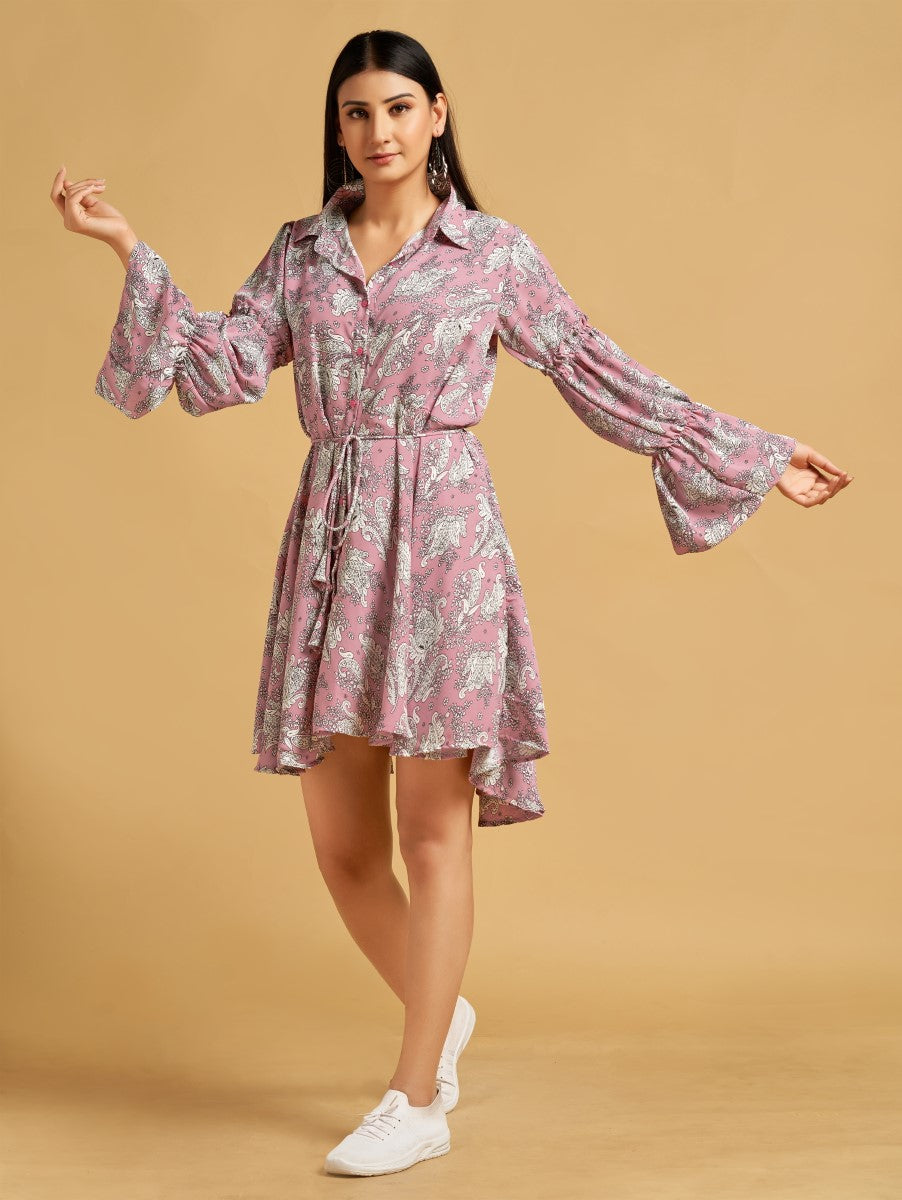 Floral Single-Piece Dress for Women