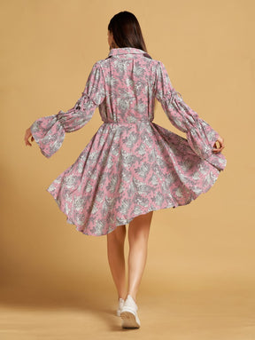 Floral Single-Piece Dress for Women
